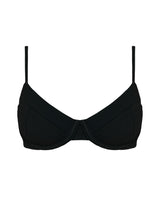 TOP BARDOT - SAND BLACK