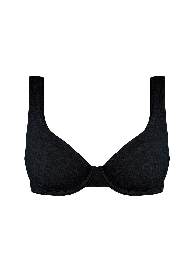 TOP BRIGITTE - SAND BLACK