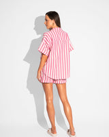 CHEMISE SAMANTHA - LISTRADO ROSA