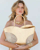 BOLSA ONDA - DOURADA